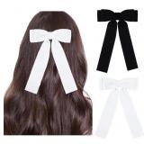 $4 2Pcs Velvet Hair Bows for Women Girls Velvet Bo