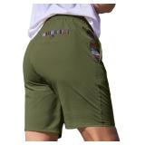 $23 JMIERR Men's Casual Shorts 5'/ 7' Drawstring S