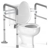 $50 Soundfuse Toilet Safety Rails for Seniors, Adj