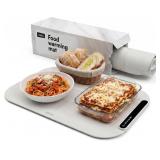 $40 Portable Electric Food Warming Mat - Heated Tr