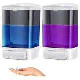 $52 4 PCS Plastic Wall Mounted Soap Dispenser Comm