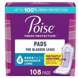 $30 Poise Fresh Protection Postpartum Incontinence