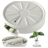 $28 CITOL 2 Pack Plant Caddy with Wheels, 11 Inch