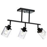 $86 Yaohong Black Track Light Fixtures Ceiling, 3