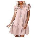 $30 Dokotoo Womens Summer Dresses 2026 V-Neck Draw