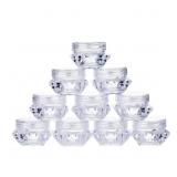 $16 TMO 100pcs 5 Gram Clear Jars Plastic Jars Plas