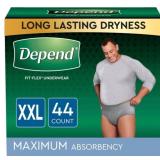 $42 Depend Fresh Protection Adult Incontinence Dis