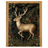 $26 16x24 Vintage Sika Deer Wall Art Wrapped Canva