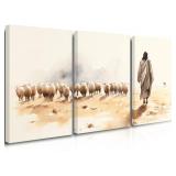 $100 Reateforin Set of 3 Christian Prints Jesus Le
