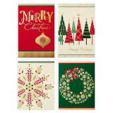 $9 Image Arts Elegant Christmas Cards, Assorted 24