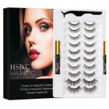$17 Updated 3D 6D Magnetic Eyelashes And Eyeliner