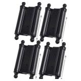 $44 TamBee 4 Inch Double Action Hinges, Black Stee