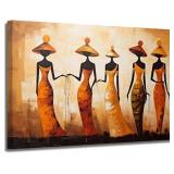$40 XLMDYYSW African Women Wall Art African Ethnic