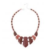 $150 JAY King NIGERIAN STRAWBERRY QUARTZ Necklace