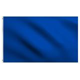 $20 Royal Blue Solid Blank Flag 3x5 Ft Outdoor Dou