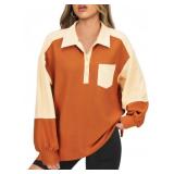 $15 FAIRY SEASON Womens Sweatshirt Casual Button L