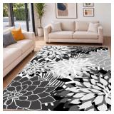 $50 ZonLi 5x8 Area Rug for Living Room, Washable R