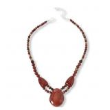 $120 Jay King Carajas Brazilian red stone necklace