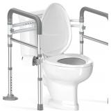 $50 Soundfuse Toilet Safety Rails for Seniors, Adj
