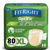 $52 FitRight Adult Diapers, Extra+ Heavy Absorbenc
