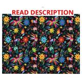 $13 Mexican Colorful Bird and Floral Abstract Dish
