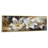 $40 Gold Framed Floral Wall Art for Living Room Of