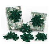 $16 HUIHUANG Green Velvet Bows for Gift Wrapping S