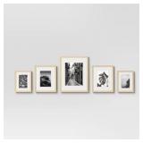 $15 (Set of 5) Traditional Mixed Frames Natural -