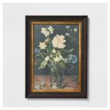 $25 12' x 16' Floral Cotton Canvas Framed Wall Art