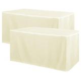 $20 Obstal 2 Pack Table Clothes for 4 Foot Rectang