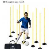 $110 SEAOTTER Soccer Agility Poles Set, 4/6/10 Pcs