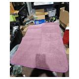 $30 Oversized purple shower mat 30x40 approx oeko