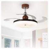 $100 Depuley Retractable Ceiling Fans with Lights: