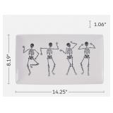$13 Way to Celebrate Halloween Ceramic Dancing Ske