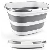 $15 Collapsible Mop Bucket with Handle for Cleanin
