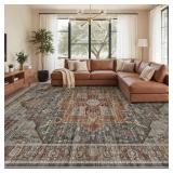 $170 Roxstand 10x14 Living Room Rugs, Non Slip Was