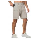 $15 JMIERR Mens Hiking Cargo Shorts Casual Stretch