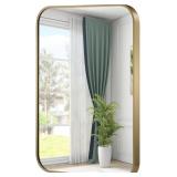 $55 Gold Mirror, 16x24 Inch Framed Rectangle Mirro