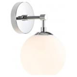 $59 XiNBEi Lighting Globe Wall Sconce Modern Chrom