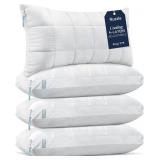 $149 Nuzzle King Size Pillows Set of 4 Cooling Adj