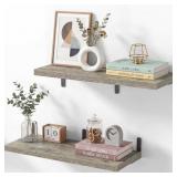$20 Floating Shelves 24'W Set of 2   Heavy Duty De