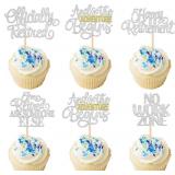 $7 30 PCS Happy Retirement Cupcake Toppers Officia