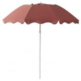 $40 7.2FT Patio Beach Umbrella, Adjustable Height