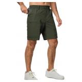 $15 JMIERR Mens Hiking Cargo Shorts Casual Stretch