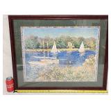 Basin At Argenteuil Claude Monet Art Print