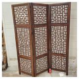 Vintage Solid Wood Asian Style Screen Room Divider