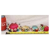 4 Vintage Chinese Silk Pin Cushions 10 6 5