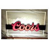 Coors Beer Light Up Man Cave Bar Sign1 8'X12'