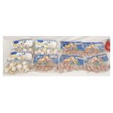 NOS 36 Baseball & Bat + 60 Football Keychains #2