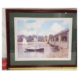 Claude Monet The Bridge At Argenteuil Art Print